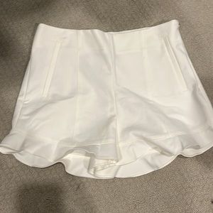 1. State white shorts with ruffle hem 4